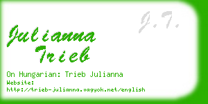 julianna trieb business card